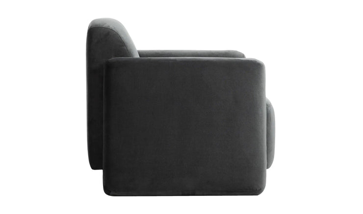 Moe's Home Collection Fallon Shadow Grey Accent Chair