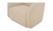 Moe's Home Collection Faye Beige Boucle Accent Chair