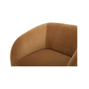 Moe's Home Collection Faye Tan Faux Mohair Accent Chair