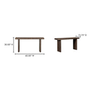 Moe's Home Collection Monterey Aged Brown Console Table