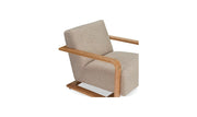 Moe's Home Collection Eckersley Beige Faux Shearling Lounge Chair