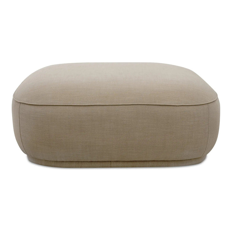 Moe’s Home Collection Marion Beige Square Ottoman