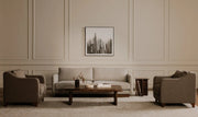 Moe's Home Collection Hewitt Warm Grey Accent Chair