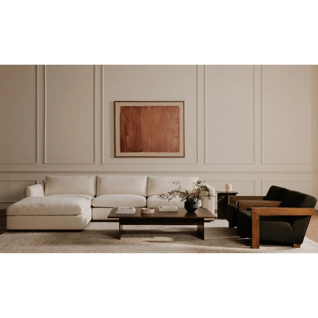 Moe’s Home Rue Off White Ottoman