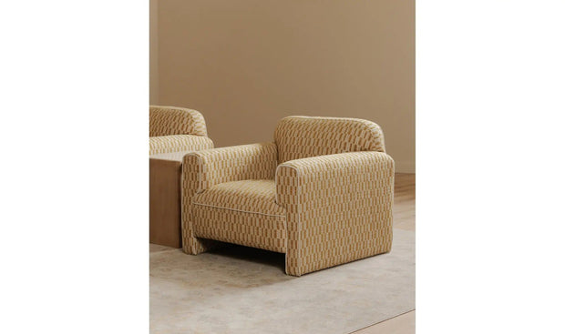 Moe's Home Collection Leo Chartreuse Accent Chair
