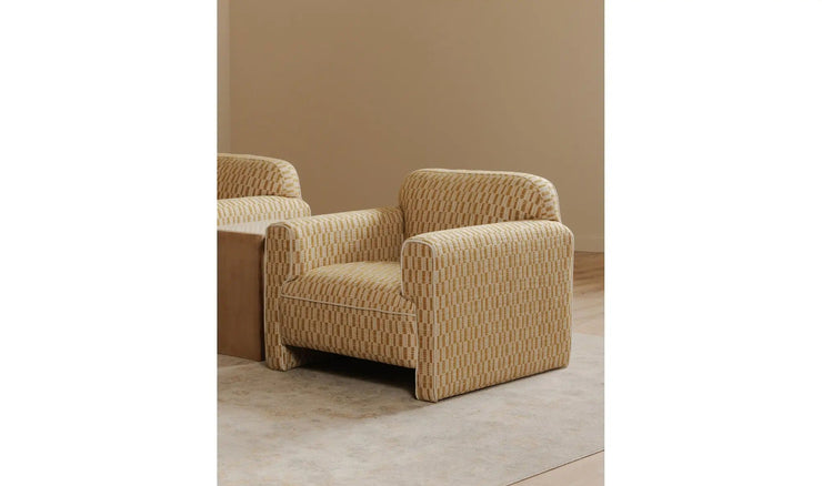Moe's Home Collection Leo Chartreuse Accent Chair