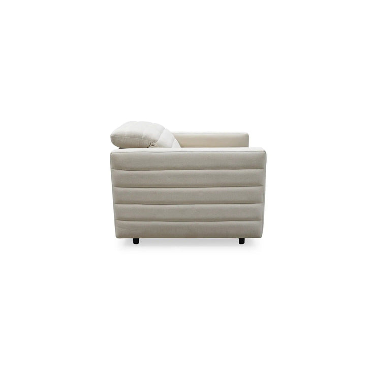 Moe's Home Collection Juno Off White Power Recliner Chair