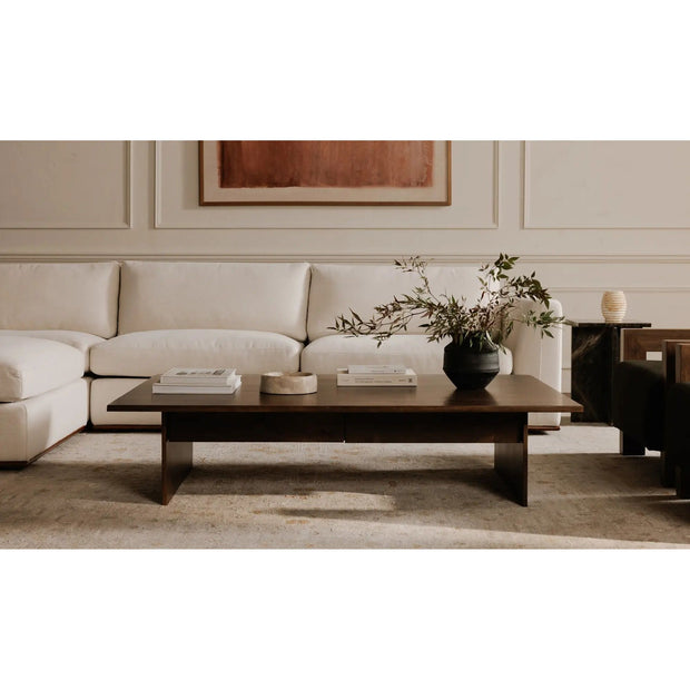 Moe’s Home Rue Off White Ottoman