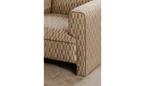Moe's Home Collection Leo Taupe Accent Chair