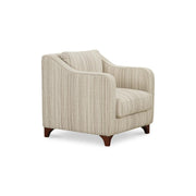 Moe's Home Collection Hewitt Beige Stripe Accent Chair