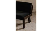 Moe's Home Collection Edie Black Faux Mohair Accent Chair