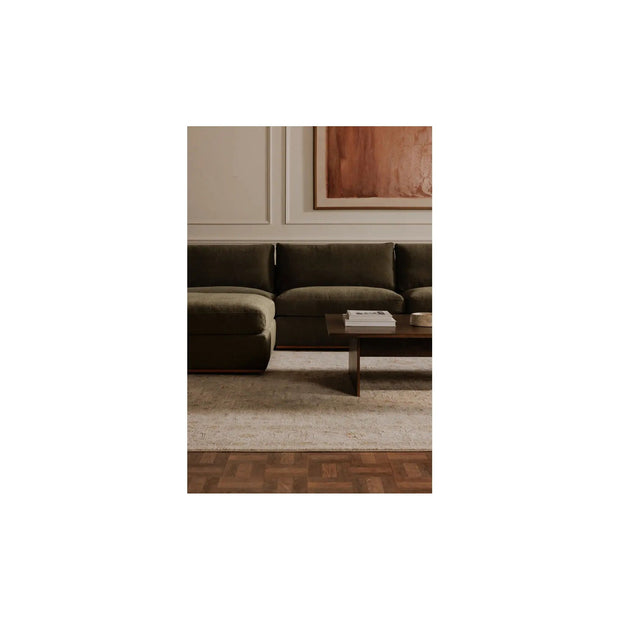 Moe’s Home Collection Rue Deep Green Ottoman