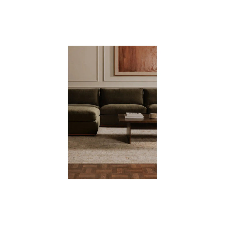 Moe’s Home Collection Rue Deep Green Ottoman