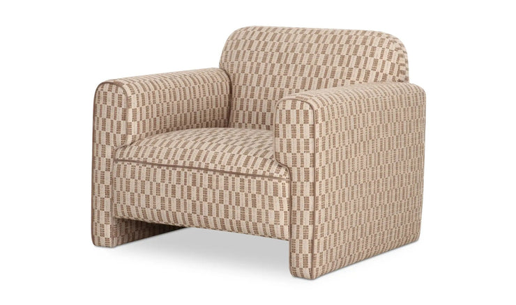 Moe's Home Collection Leo Taupe Accent Chair