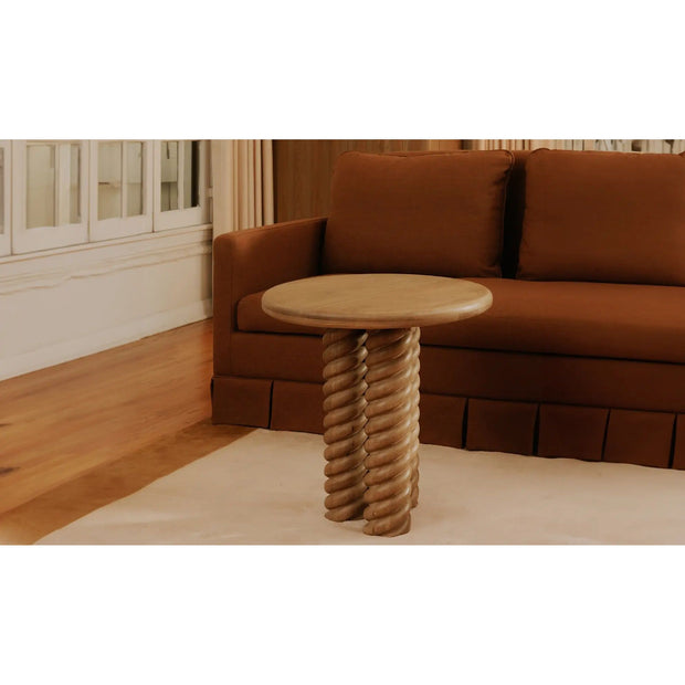 Moe's Home Collection Treccia Oak Side Table