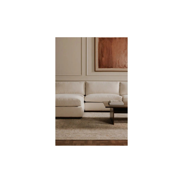 Moe’s Home Rue Off White Ottoman