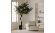 Moe's Home Collection Rosello White Armchair