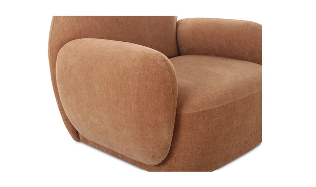 Moe's Home Collection Hazel Copper Velvet Lounge Chair