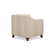 Moe's Home Collection Hewitt Beige Stripe Accent Chair