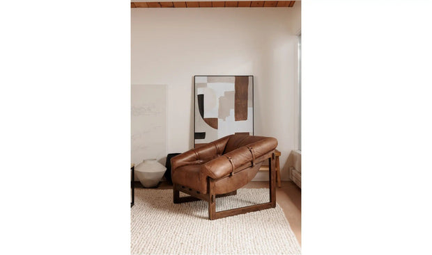 Moe's Home Collection Bellos Leather Accent Chair