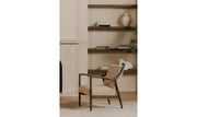 Moe's Home Collection Yates Beige Faux Shearling Accent Chair