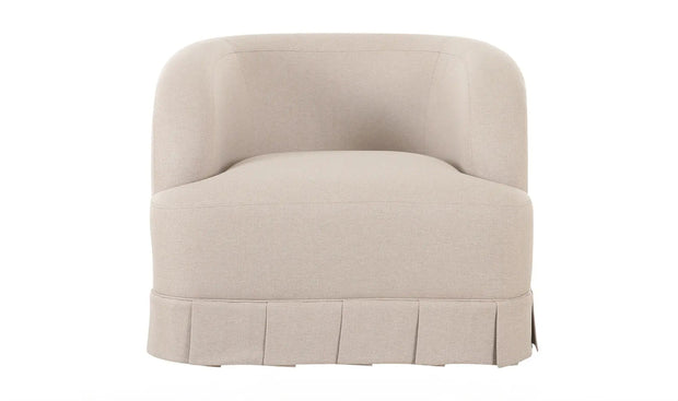 Moe's Home Collection Maren Beige Swivel Chair