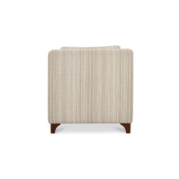 Moe's Home Collection Hewitt Beige Stripe Accent Chair
