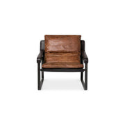 Moe's Home Collection Connor Cappuccino Leather Club Chair
