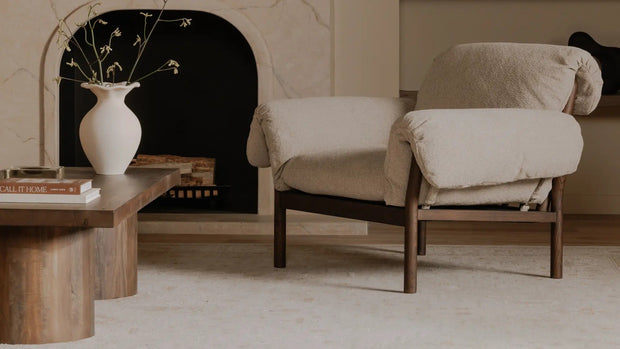 Moe's Home Collection Cardero Beige Lounge Chair