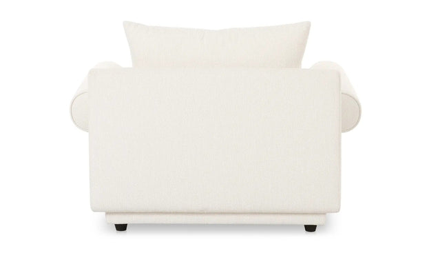 Moe's Home Collection Rosello White Armchair