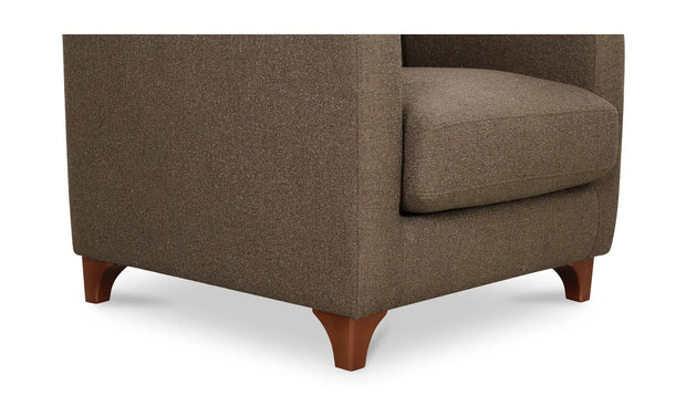 Moe's Home Collection Hewitt Warm Grey Accent Chair