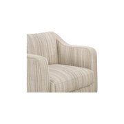 Moe's Home Collection Hewitt Beige Stripe Accent Chair