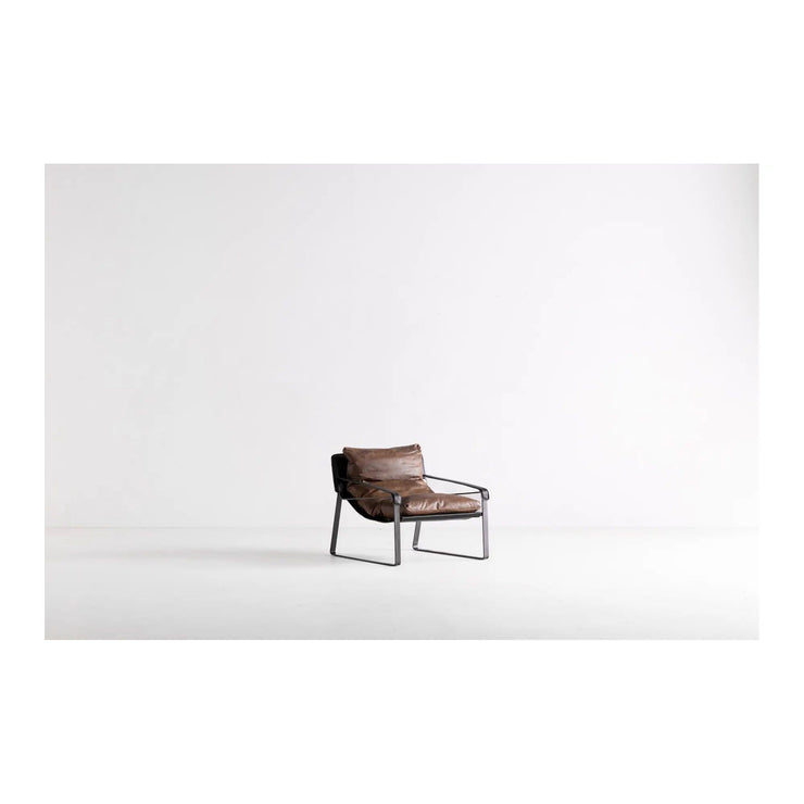 Moe's Home Collection Connor Cappuccino Leather Club Chair