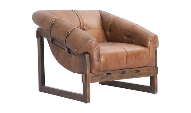 Moe's Home Collection Bellos Leather Accent Chair