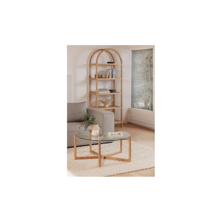 Moe’s Home Collection Eero Natural Bookcase