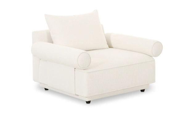 Moe's Home Collection Rosello White Armchair