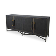Moe's Home Collection Mako Black Shagreen Sideboard