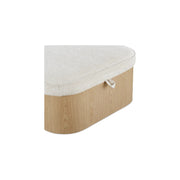 Moe’s Home Collection Sonny Flecked Oatmeal Storage Ottoman