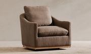 Moe's Home Collection Linden Soft Taupe Swivel Chair