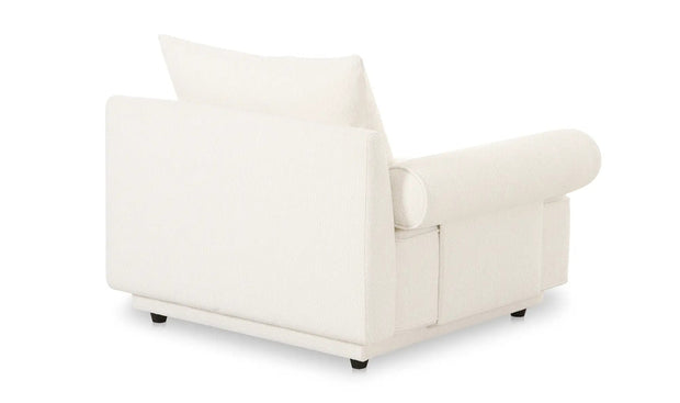 Moe's Home Collection Rosello White Armchair