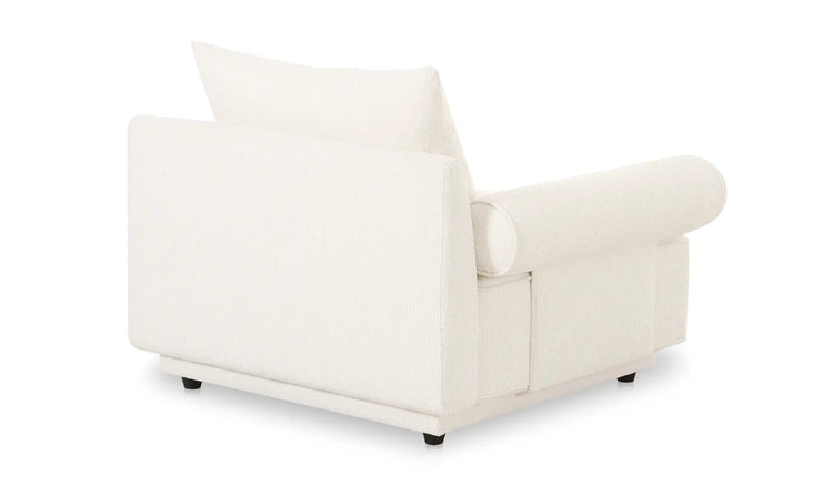 Moe's Home Collection Rosello White Armchair