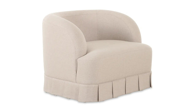 Moe's Home Collection Maren Beige Swivel Chair