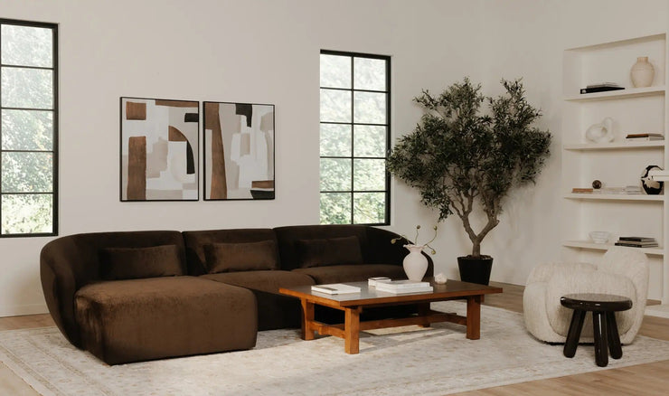 Moe's Home Collection Hazel Off White Lounge Chair