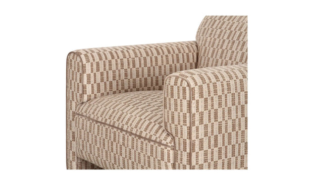 Moe's Home Collection Leo Taupe Accent Chair