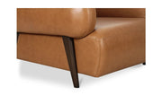 Moe's Home Collection Devlin Tan Leather Lounge Chair