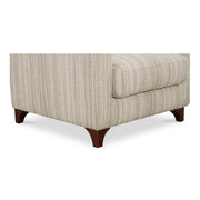 Moe's Home Collection Hewitt Beige Stripe Accent Chair