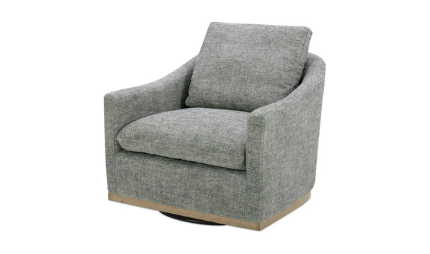 Moe's Home Collection Linden Slated Moss Swivel Chair
