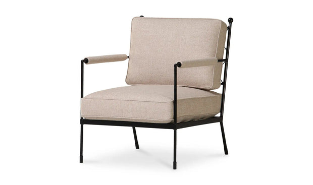 Moe's Home Collection Vecchia Beige Accent Chair