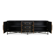Moe's Home Collection Mako Black Shagreen Large Sideboard
