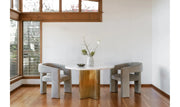 Moe's Home Collection Elo Light Grey Chair